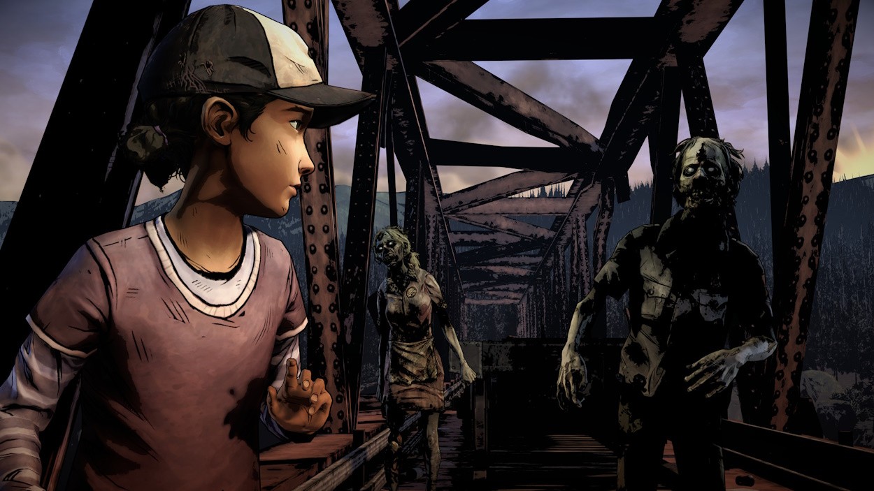 Lee và Clementine trong The Walking Dead: A Telltale Game Series