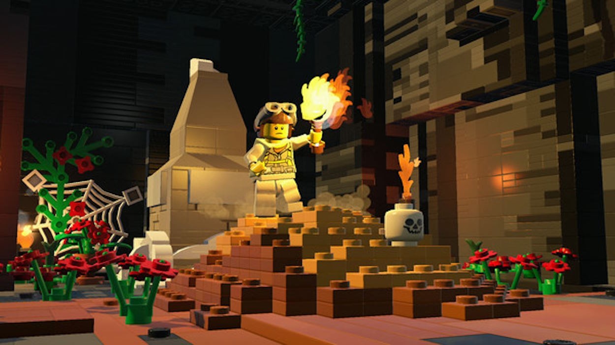 LEGO Worlds cho phép người chơi xây dựng và khám phá thế giới được tạo thành từ các mảnh LEGO