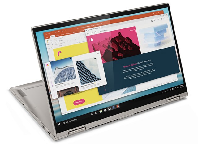 Lenovo Yoga C740 với thiết kế mỏng nhẹ và nhiều tùy chọn màu sắc