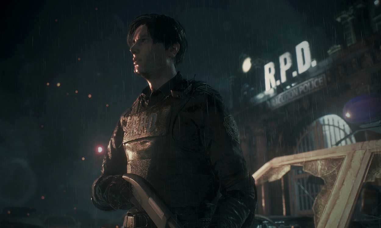 Leon S. Kennedy và Claire Redfield trong Resident Evil 2