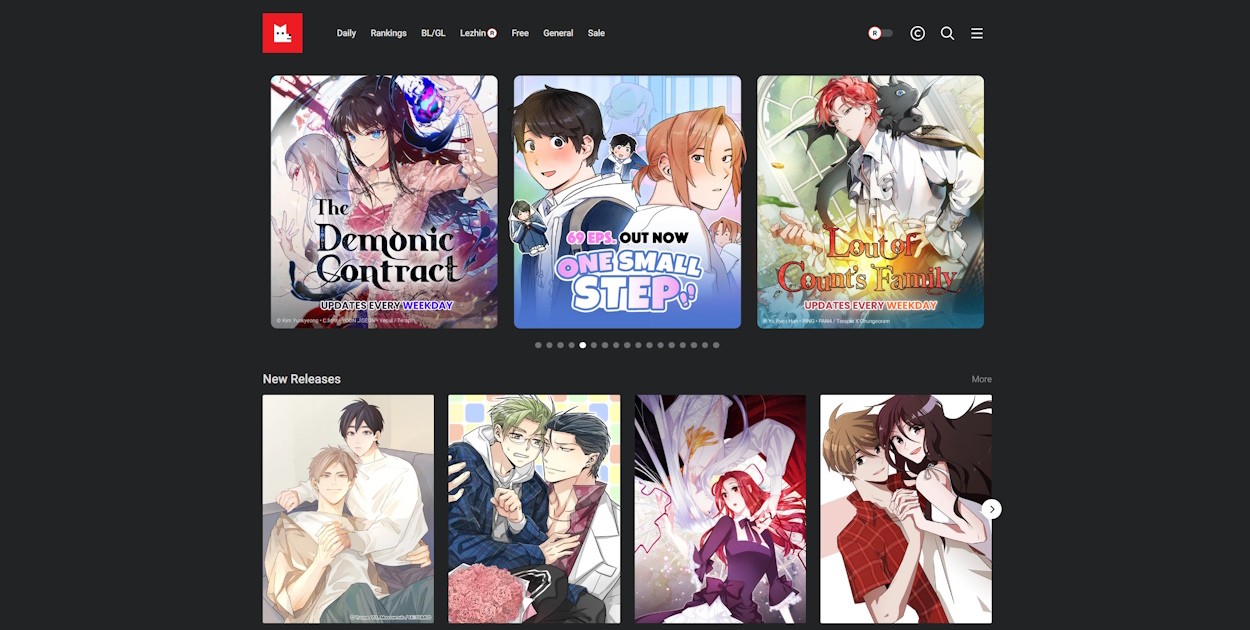Lezhin Comics - BL và GL Manhwa