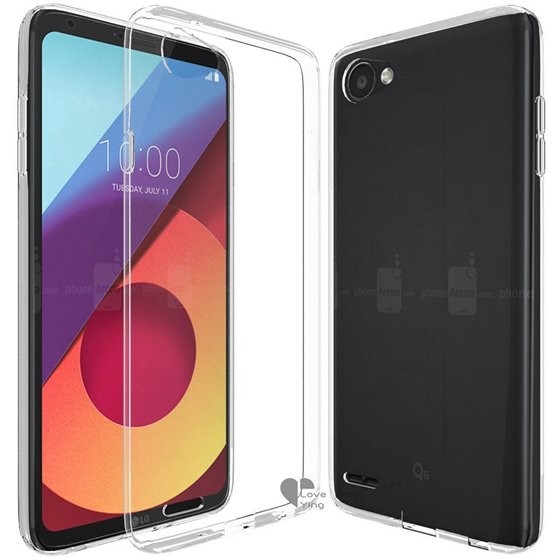 Love Ying Crystal Clear TPU Case For LG Q6