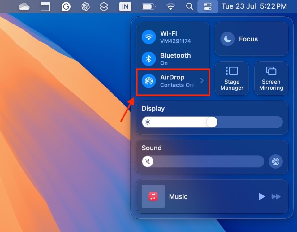 Mac Control Center