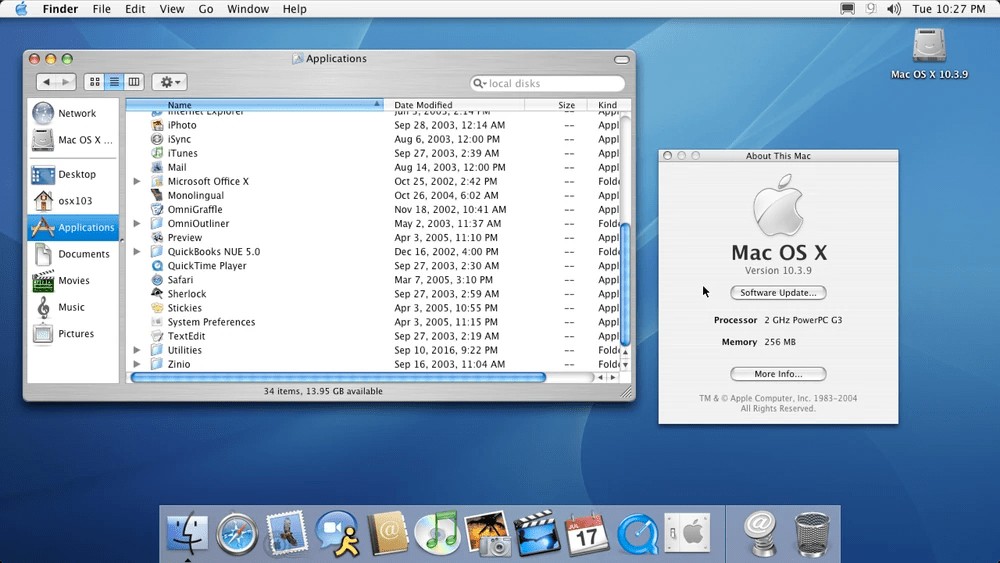 Mac OS X 10.3 Panther