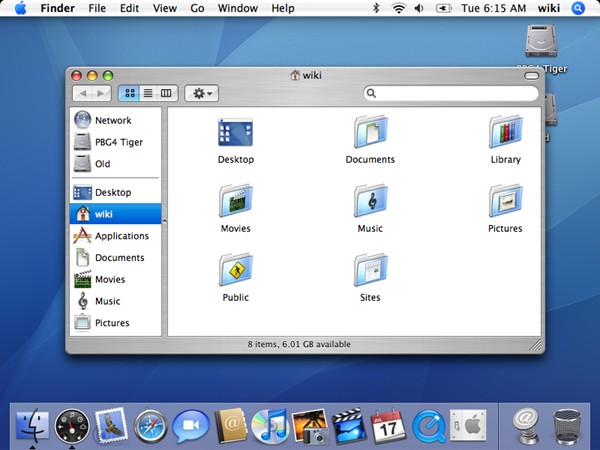 Mac OS X 10.4 Tiger