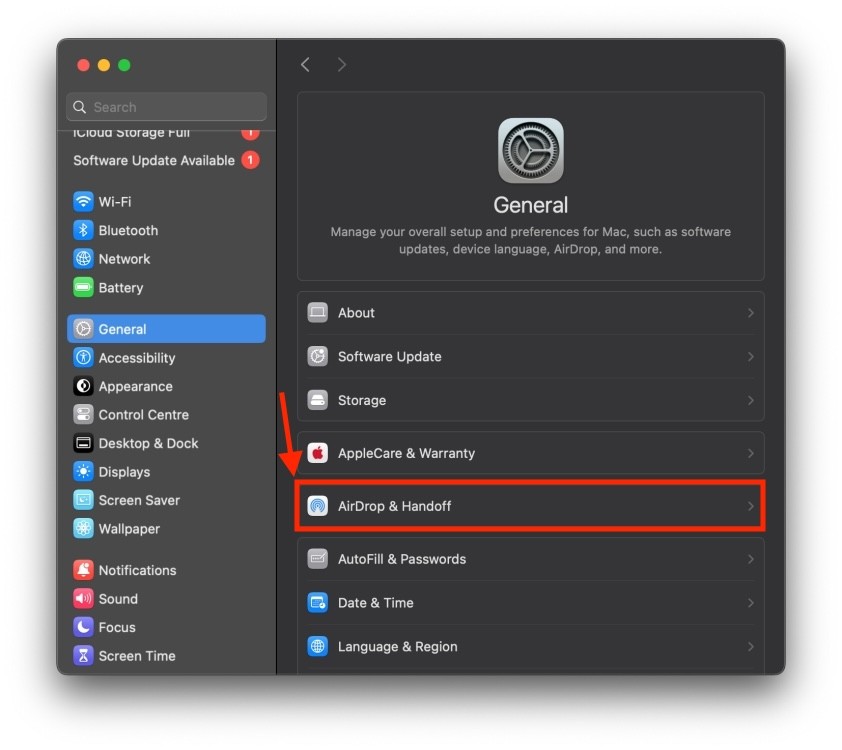 Mac Settings