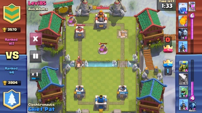 Màn hình chờ trong Clash Royale