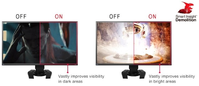 Màn hình gaming EIZO với tùy chỉnh màu sắc