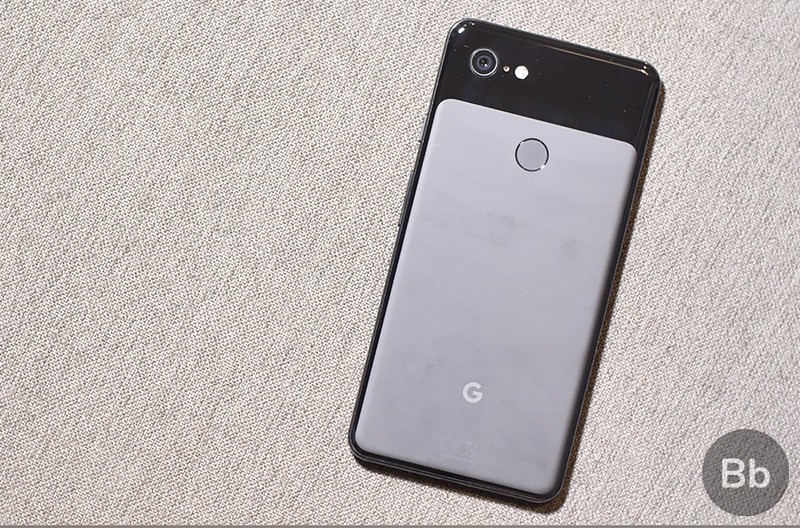 Màn hình notch của Google Pixel 3 XL