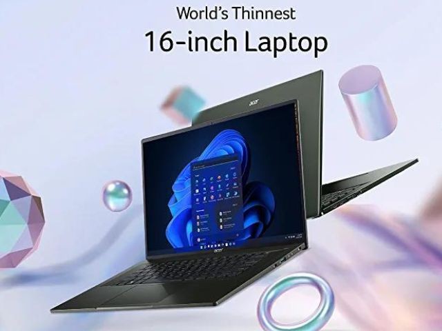 Acer Swift Edge OLED: Laptop 16 inch nhẹ nhất thế giới ra mắt tại Ấn Độ