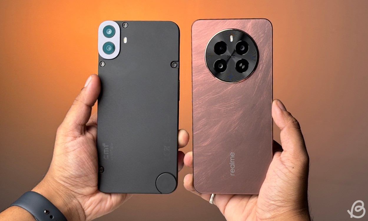 Mặt lưng CMF Phone 1 và Realme P1