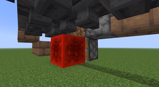 Máy Nghiền Lá trong Farm Cây của Minecraft