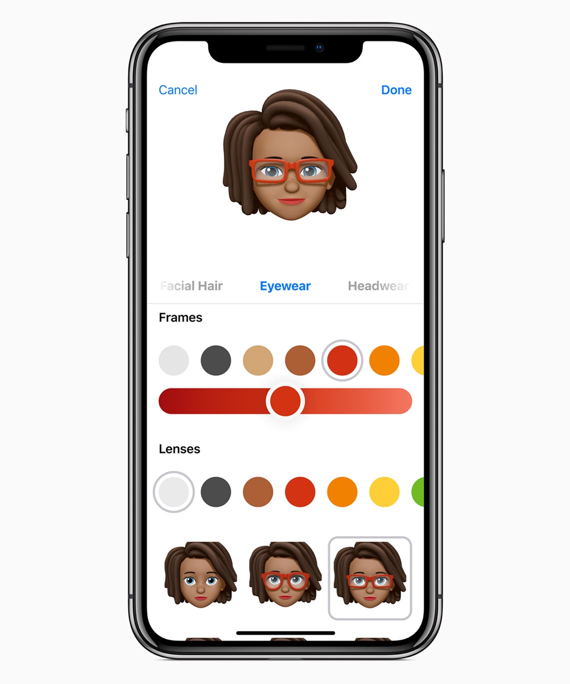 Memoji giúp tạo phiên bản Animoji của bạn