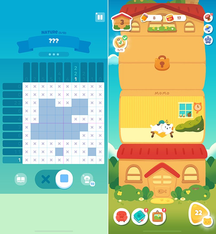 Meow Tower - Game giải đố Nonogram trên iPhone