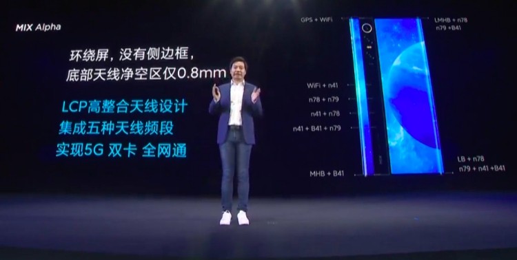 Mi Mix Alpha với màn hình xung quanh