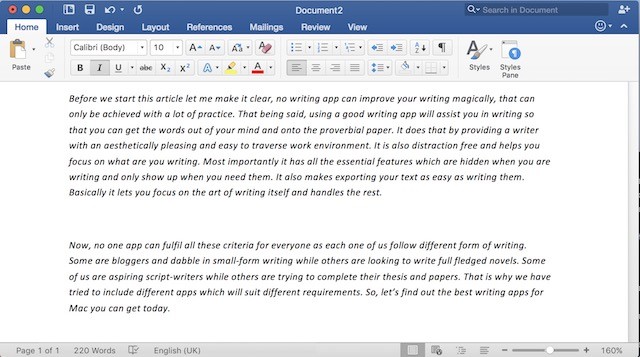 Microsoft word