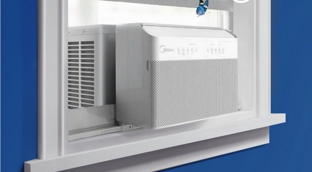 Điều Hòa Cửa Sổ Midea Thiết Kế Hình Chữ U: Mát Lạnh Tối Ưu, Không Lo Chắn Gió