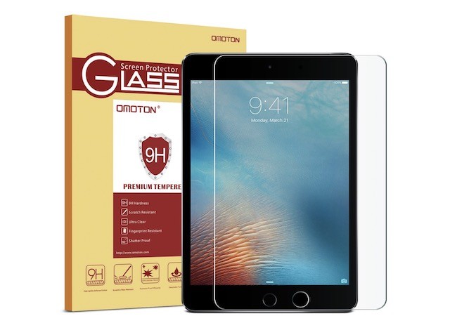 Miếng dán cường lực siêu trong OMOTON cho iPad 2018