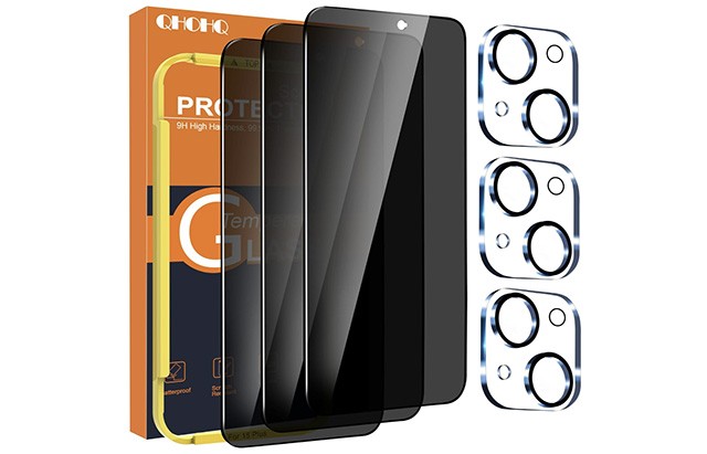 Miếng dán màn hình chống nhìn trộm cho iPhone 15