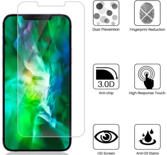 Miếng dán màn hình Hihitry cho iPhone 12 Pro Max
