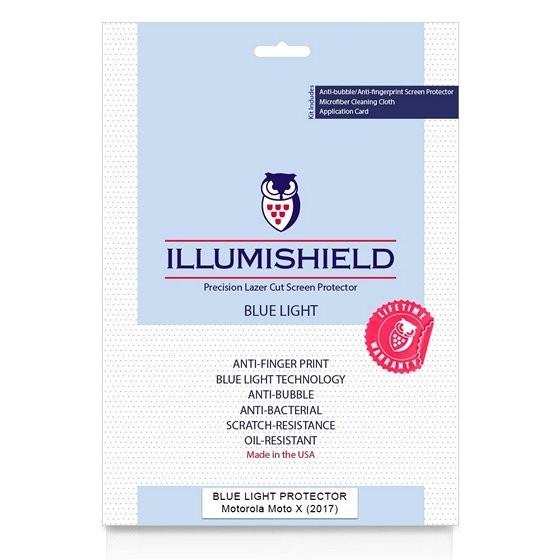Miếng Dán Màn Hình Illumishield Lọc Ánh Sáng Xanh Cho Moto X4