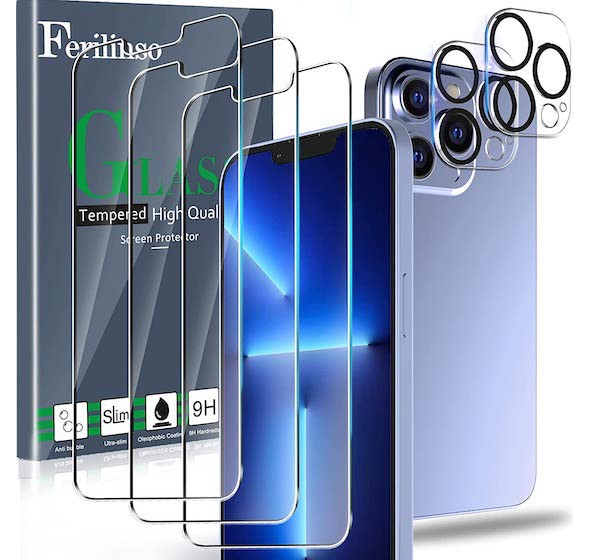 Miếng dán màn hình và bảo vệ ống kính máy ảnh Ferilinso