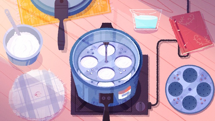 Mini-game nấu ăn Idli