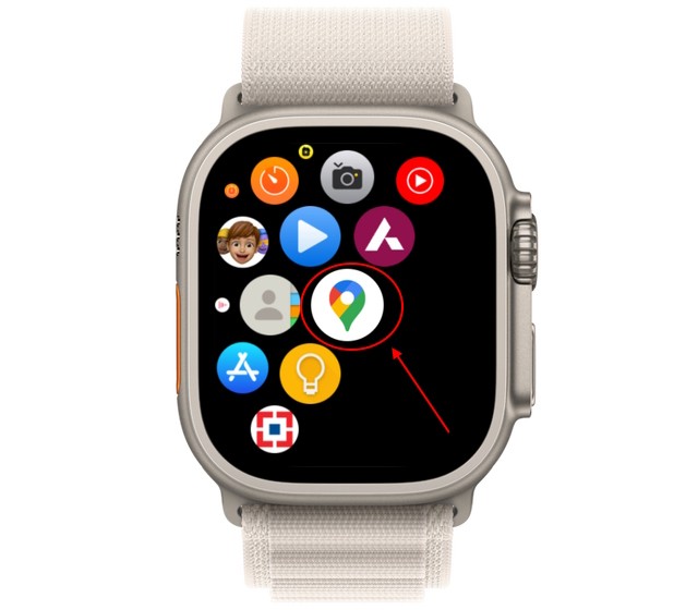 Mở Google Maps trên Apple Watch