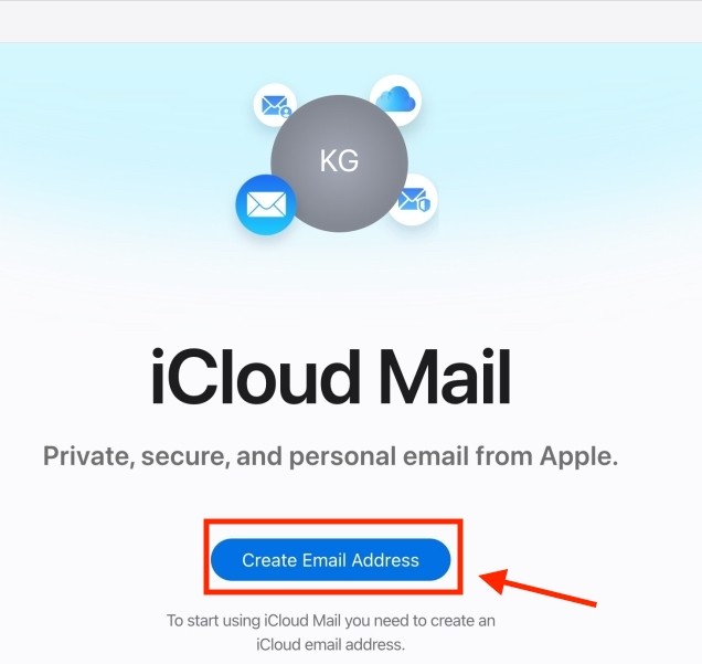 Mở iCloud Mail trên web