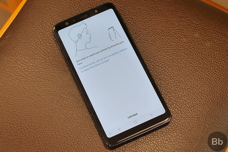 Mở khóa khuôn mặt trên Galaxy A7
