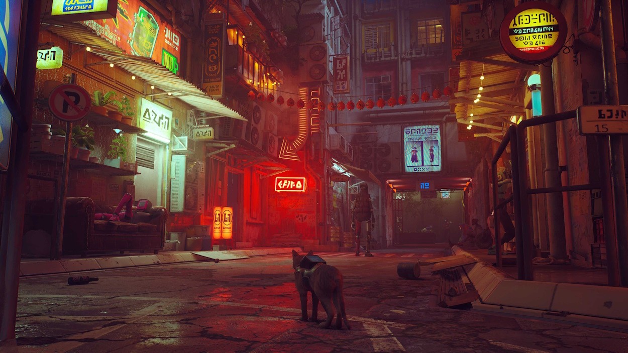 Một chú mèo khám phá thành phố trong Stray