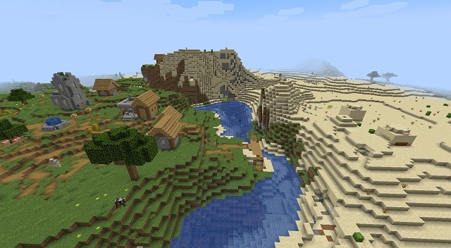 Một loạt các địa điểm hiếm có trong Minecraft
