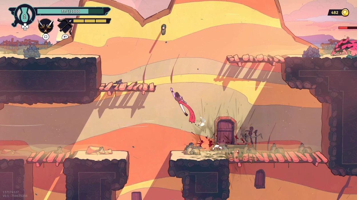 Một ví dụ về chạy tường trong The Rogue Prince of Persia