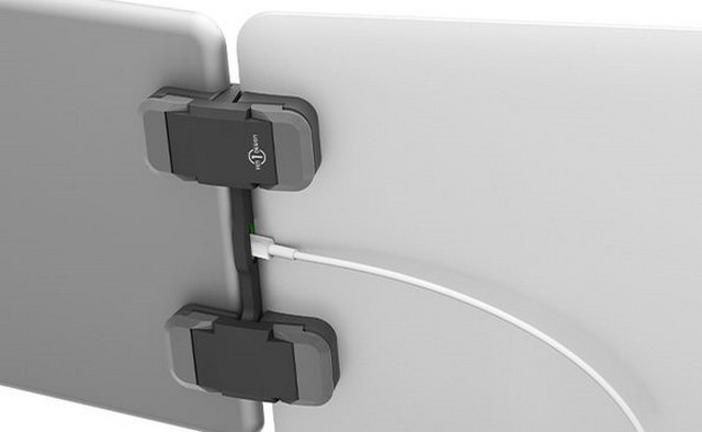 Mountie Plus với rãnh để luồn dây sạc