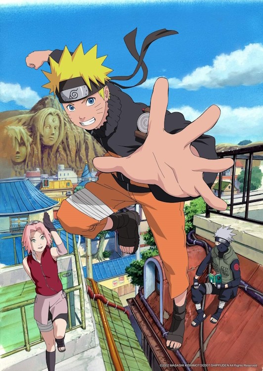 Naruto, Sakura và Kakashi trong Naruto Shippuden