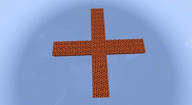 Nền tảng khối magma lớn - Cách xây dựng trang trại Creeper trong Minecraft