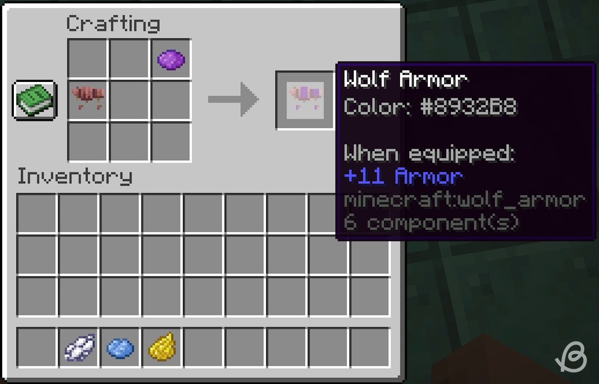 Hướng Dẫn Nhuộm Giáp Sói Minecraft 1.21: Biến Chú Chó Cưng Thành Biểu Tượng Thời Trang!