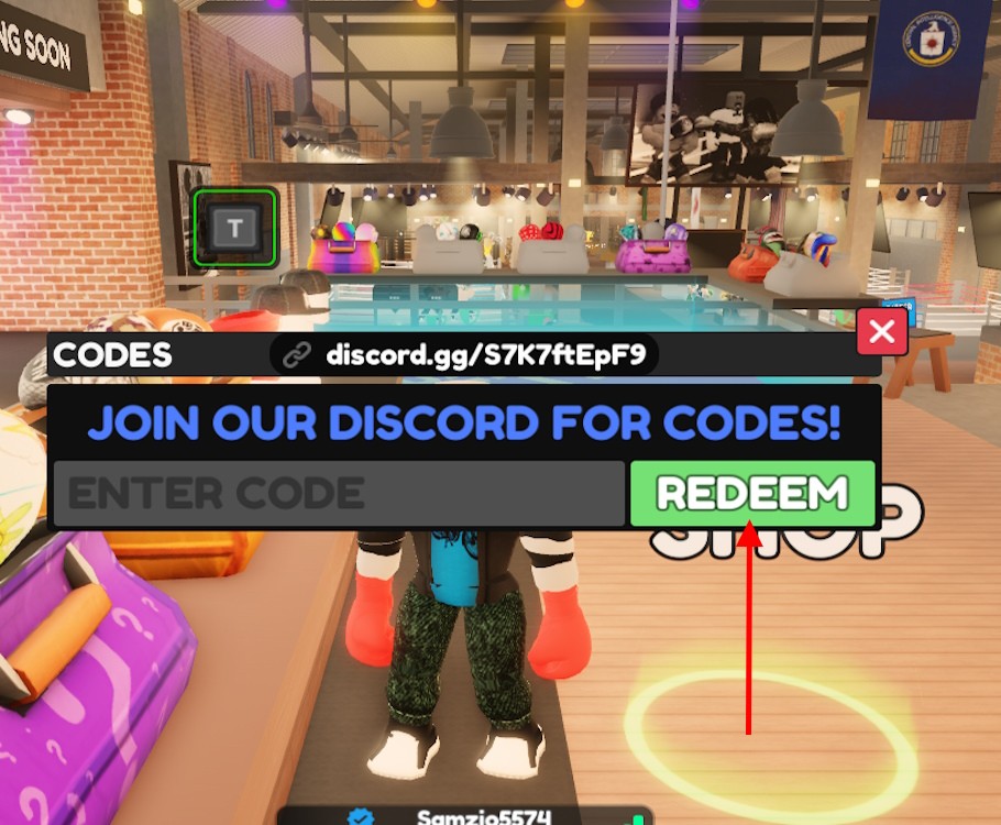 Nhập code trong Boxing Beta
