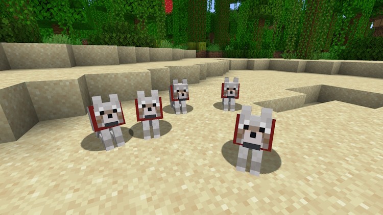 Những chú chó trong Minecraft gốc