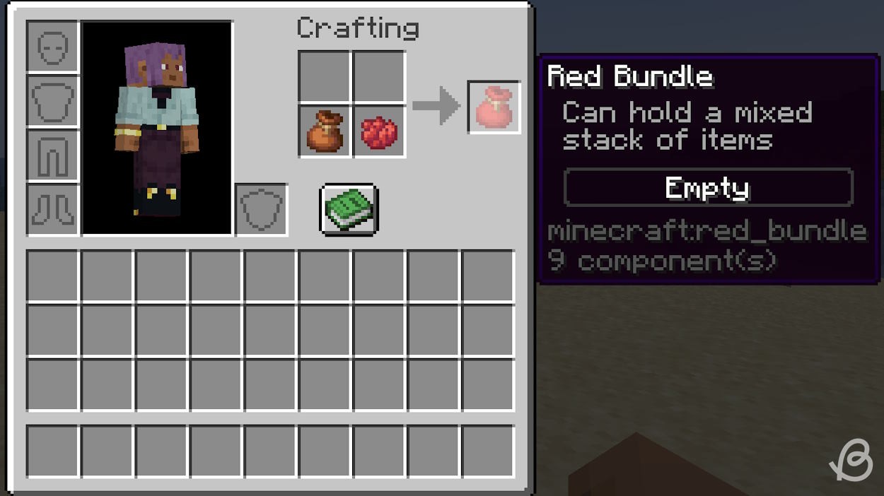 Hướng dẫn chi tiết cách nhuộm túi đồ (Bundle) trong Minecraft 2025