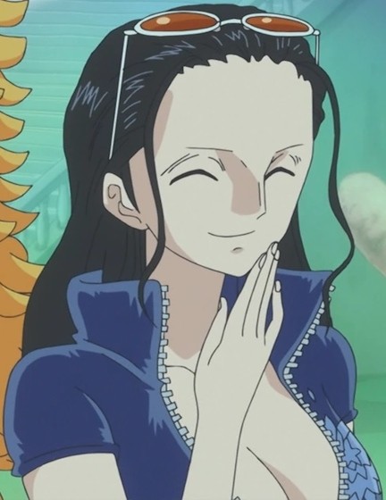 Nico Robin cười