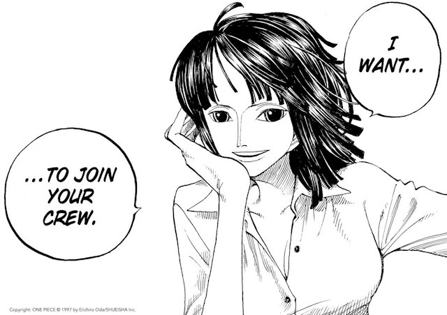 Nico Robin gia nhập băng Mũ Rơm