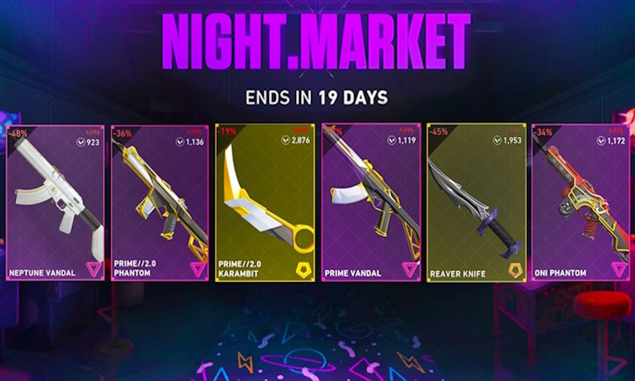 Chợ Đêm Valorant Tháng 4/2025: Thời Gian, Skin Mới & Cách Tham Gia