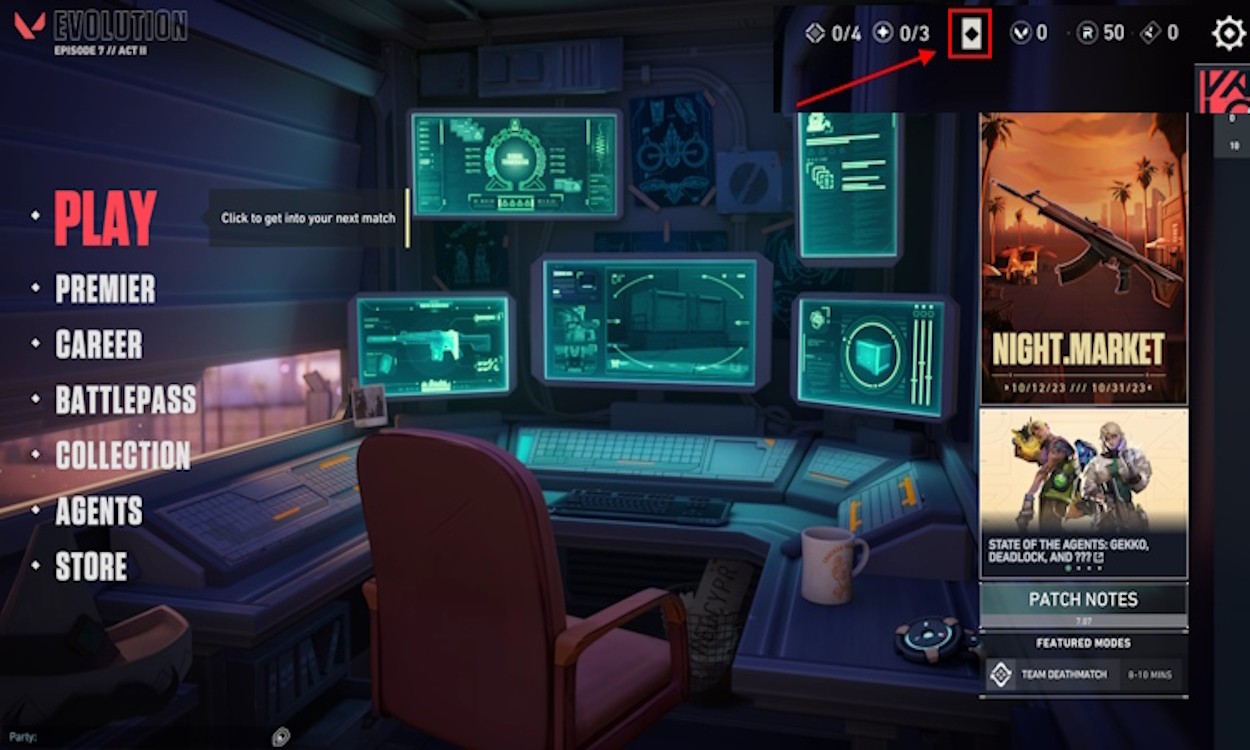 Night Market in game updated