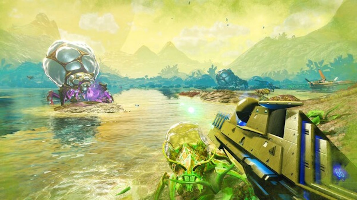 No Man's Sky là một trò chơi khám phá không gian rộng lớn với vô số hành tinh để khám phá và tài nguyên để thu thập