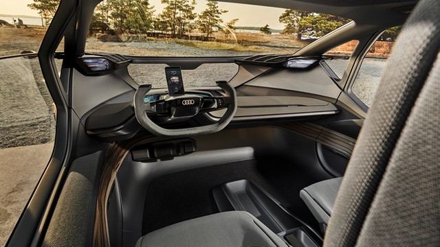 Audi AI:TRAIL: Xe Địa Hình Điện Tử Tương Lai Với Drones Thay Đèn Pha