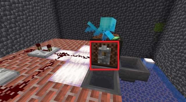 Noteblock với Cần gạt