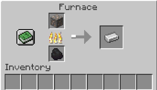 Nung chảy sắt trong Minecraft