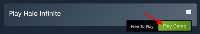 Nút Chơi trò chơi Halo Infinite