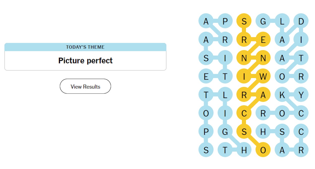 NYT Strands Solved ngày 12 tháng 5
